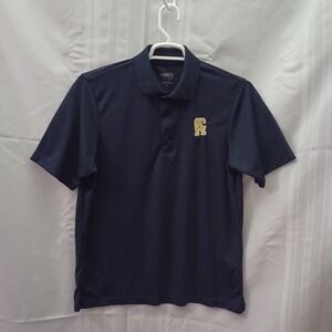 Core 365 Polo Shirt Mens Medium Navy Blue 88181 Embroidered CA Logo Performance